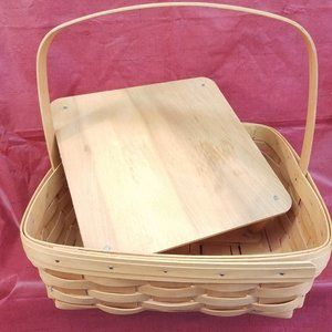 Longaberger Pie/Cake Basket - signed 2000
